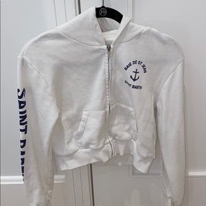 Brandy Melville Cropped Hoodie
